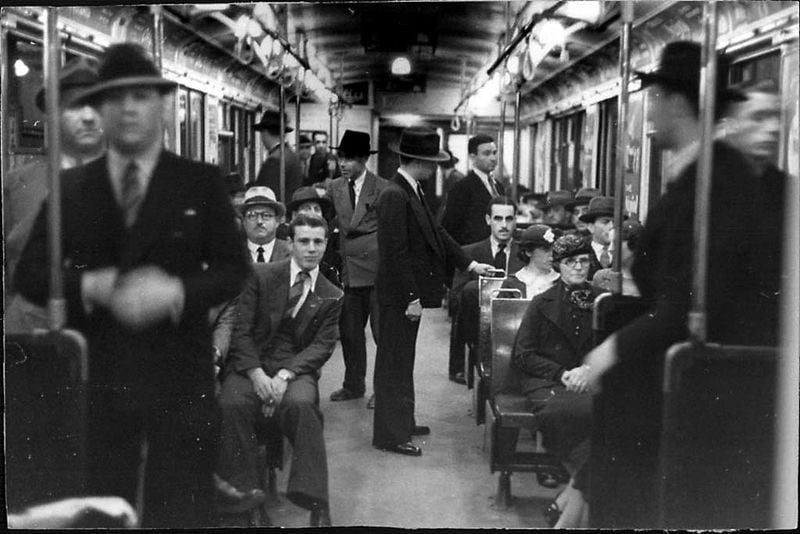 Viaje en Subte en 1938